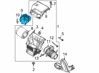 OEM 2022 Ford Bronco HOSE - AIR Diagram - MB3Z-9A675-C