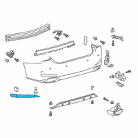 OEM 2021 Lexus ES300h Reflector Assembly, REFL Diagram - 81920-06100