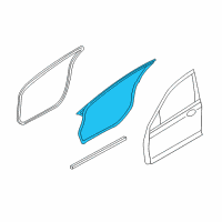 OEM Mercury Milan Door Weatherstrip Diagram - 6E5Z-5420530-AA