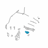 OEM 2007 Cadillac SRX Front Motor Diagram - 19368526