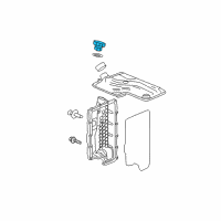 OEM 2008 Saturn Outlook Dipstick Diagram - 24225190