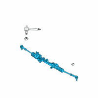 OEM 2007 Chrysler PT Cruiser Gear-Rack And Pinion Diagram - 5272722AJ