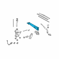 OEM 2015 Toyota 4Runner Linkage Assembly Diagram - 85150-35220
