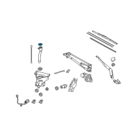 OEM 2013 Lexus ES350 Cap, Washer, A Diagram - 85316-33320