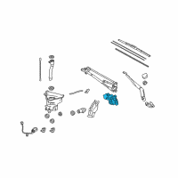 OEM 2021 Toyota 4Runner Front Motor Diagram - 85110-35310