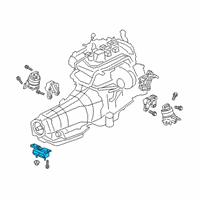 OEM Chevrolet Silverado 1500 LD Transmission Mount Diagram - 84460900