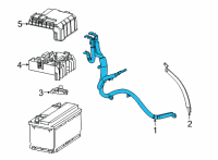 OEM 2022 Chevrolet Tahoe Positive Cable Diagram - 84885555