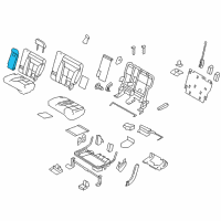 OEM Ford Edge Armrest Assembly Diagram - BT4Z-7867112-AA
