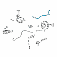 OEM 2017 Cadillac XTS Vacuum Hose Diagram - 23226563