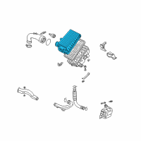 OEM Honda Insight Cover, Air Cleaner Diagram - 17210-PHM-000