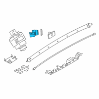 OEM 2017 BMW X4 Painted Ultrasonic Transducer Diagram - 66-20-2-409-651