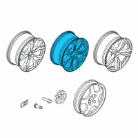 OEM 2020 BMW X7 Light Alloy Rim Ferricgrey Diagram - 36-11-6-885-142