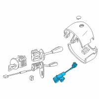 OEM 2002 BMW Z8 Ignition Switch Diagram - 61-32-8-380-141