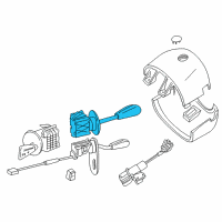 OEM 2002 BMW Z8 Wiper Switch Diagram - 61-31-8-377-342