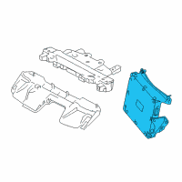 OEM 2015 Lexus LS600h Object Recognition Computer Diagram - 86463-50041
