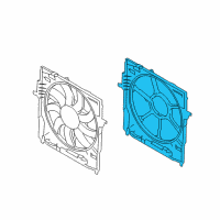 OEM 2019 BMW 640i Gran Coupe Fan Shroud Diagram - 17-42-7-612-453