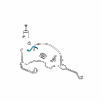 OEM 2003 Hyundai Sonata Hose-Power Steering Oil Suction Diagram - 57581-38010