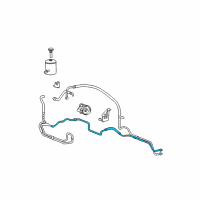 OEM 1999 Hyundai Sonata Hose-Complte Return Diagram - 57560-38030