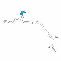 OEM Chrysler Sebring Bracket-STABILIZER Bar Diagram - MR316945