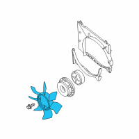 OEM 2006 Nissan Frontier Fan-Cooling Diagram - 21060-EA000