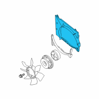 OEM Nissan SHROUD-Upper Diagram - 21476-9BK0D