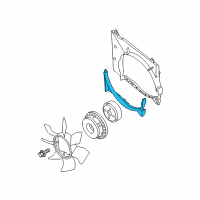 OEM 2012 Nissan Frontier SHROUD-Lower Diagram - 21477-9BK0D