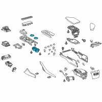 OEM 2021 Lexus RC F Holder Assembly, INSTRUM Diagram - 55620-24110