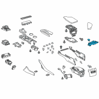 OEM 2020 Lexus RC F Indicator, Shift Pos Diagram - 35978-24131