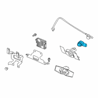 OEM Infiniti Distance Sensor Assembly Diagram - 28438-5NA5A