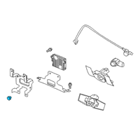 OEM 2019 Infiniti QX30 Bolt Diagram - 01125-N6011