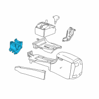 OEM 1999 Dodge Intrepid CUPHOLDER Diagram - RD49LAZAC