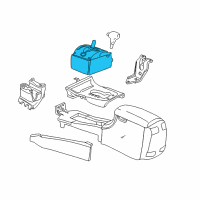 OEM 1999 Chrysler LHS SHIFTER Diagram - CBSSC457