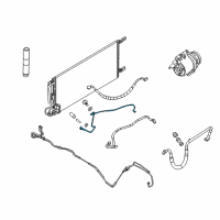 OEM 2007 Chevrolet Uplander Evaporator Tube Diagram - 15112712