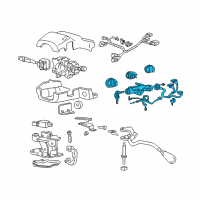 OEM Honda CR-V Lock Assy., Steering Diagram - 35100-S10-A04