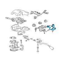 OEM 1999 Honda CR-V Switch, Steering Diagram - 35130-S10-A01