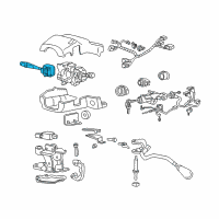 OEM 1998 Honda CR-V Switch Assembly, Lighting (B) Diagram - 35255-SR3-G02