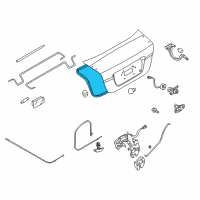 OEM 2007 Chevrolet Aveo Weatherstrip Diagram - 96648488