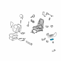 OEM 2009 Toyota Sequoia Slide Knob Diagram - 84921-AE020-E2