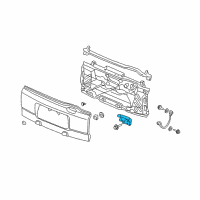 OEM 2008 Honda Element Hinge, Tailgate (Lower) Diagram - 68730-SCV-A10ZZ