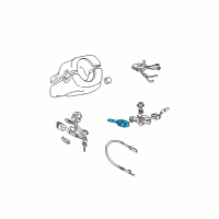 OEM 2003 Hyundai Elantra Switch Assembly-Lighting & Turn Signal Diagram - 93410-2D000