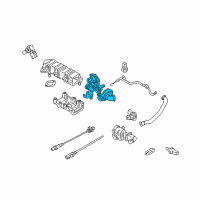 OEM 2012 Ram 3500 Tube-EGR Pressure Sensing Diagram - 68038087AA