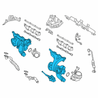 OEM 2022 BMW M4 EXCHANGE TURBOCHARGER WITH E Diagram - 11-65-8-469-098