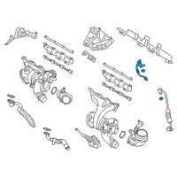 OEM BMW M4 OIL SUPPLY LINE FOR TURBOCHA Diagram - 11-42-8-054-868