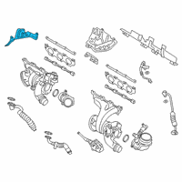 OEM BMW M4 HEAT SHIELD, CYLINDERS 1-3 Diagram - 11-65-8-054-862