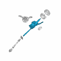 OEM 2022 Jeep Wrangler Column-Steering Diagram - 55057447AD