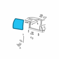 OEM Lincoln Weatherstrip Diagram - 8L2Z-78404A06-A