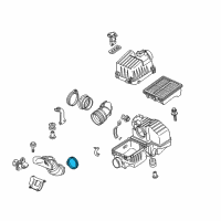 OEM Honda Accord Clamp, Air Flow (66) Diagram - 17315-RMA-E01