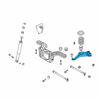 OEM 2003 Ford Escape Trailing Arm Diagram - 8L8Z5808AA