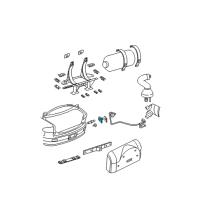 OEM 1998 Chevrolet Cavalier Housing Diagram - 52369238