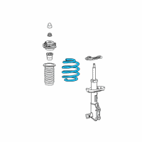 OEM 2018 Chevrolet Equinox Coil Spring Diagram - 23335524